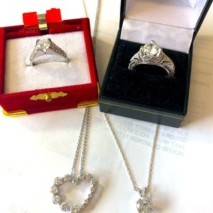 Sterling silver rings & pendants